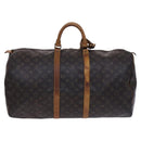 LOUIS VUITTON Monogram Keepall 55 Boston Bag M41424 LV Auth EC242-2