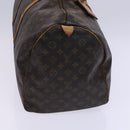 LOUIS VUITTON Monogram Keepall 55 Boston Bag M41424 LV Auth EC242-4