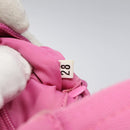 PRADA Accessory Pouch Nylon Pink Silver Auth EC255-12