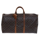 LOUIS VUITTON Monogram Keepall 55 Boston Bag M41424 LV Auth EC256-13