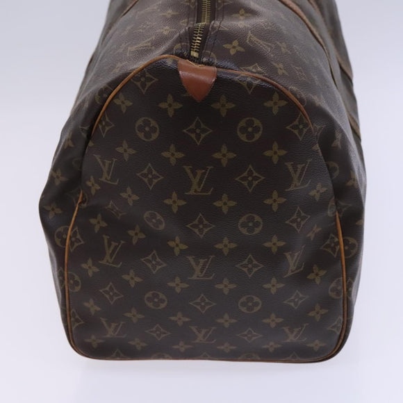 LOUIS VUITTON Monogram Keepall 55 Boston Bag M41424 LV Auth EC256