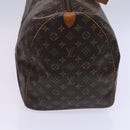 LOUIS VUITTON Monogram Keepall 55 Boston Bag M41424 LV Auth EC256-4