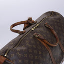 LOUIS VUITTON Monogram Keepall 55 Boston Bag M41424 LV Auth EC256-6