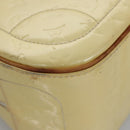 LOUIS VUITTON Monogram Vernis Summit Drive Hand Bag Perle M93514 LV Auth EC278-10