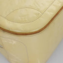 LOUIS VUITTON Monogram Vernis Summit Drive Hand Bag Perle M93514 LV Auth EC278-15