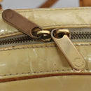 LOUIS VUITTON Monogram Vernis Summit Drive Hand Bag Perle M93514 LV Auth EC278-18