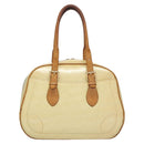 LOUIS VUITTON Monogram Vernis Summit Drive Hand Bag Perle M93514 LV Auth EC278-13