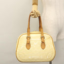 LOUIS VUITTON Monogram Vernis Summit Drive Hand Bag Perle M93514 LV Auth EC278-24