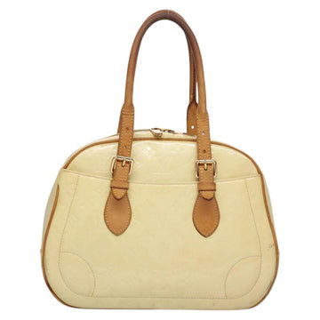 LOUIS VUITTON Monogram Vernis Summit Drive Hand Bag Perle M93514 LV Auth EC278 - 0