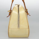 LOUIS VUITTON Monogram Vernis Summit Drive Hand Bag Perle M93514 LV Auth EC278-5