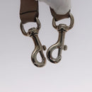 Salvatore Ferragamo Gancini Sofia Hand Bag Leather 2way Beige Silver Auth EC287-27