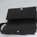 Salvatore Ferragamo Shoulder Bag beads Black Auth EC288V-19