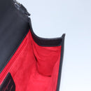 Salvatore Ferragamo Shoulder Bag beads Black Auth EC288V-20