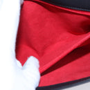 Salvatore Ferragamo Shoulder Bag beads Black Auth EC288V-23