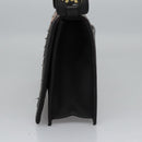 Salvatore Ferragamo Shoulder Bag beads Black Auth EC288V-3