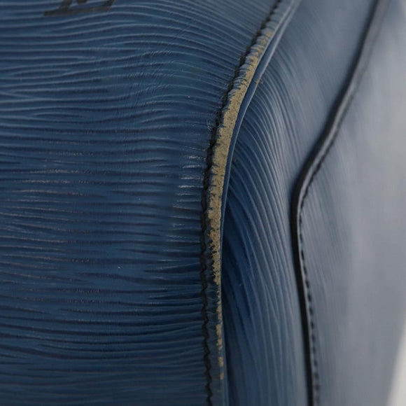 LOUIS VUITTON Epi Keepall 55 Boston Bag Toledo Blue M42955 LV Auth EC290