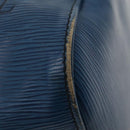 LOUIS VUITTON Epi Keepall 55 Boston Bag Toledo Blue M42955 LV Auth EC290-15