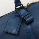 LOUIS VUITTON Epi Keepall 55 Boston Bag Toledo Blue M42955 LV Auth EC290-10