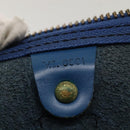 LOUIS VUITTON Epi Keepall 55 Boston Bag Toledo Blue M42955 LV Auth EC290-12