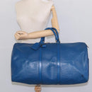 LOUIS VUITTON Epi Keepall 55 Boston Bag Toledo Blue M42955 LV Auth EC290-20