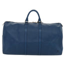 LOUIS VUITTON Epi Keepall 55 Boston Bag Toledo Blue M42955 LV Auth EC290-2