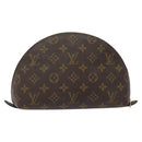 LOUIS VUITTON Monogram Trousse Demi Ronde Cosmetic Pouch M47520 LV Auth EC293-2