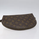 LOUIS VUITTON Monogram Trousse Demi Ronde Cosmetic Pouch M47520 LV Auth EC293-5