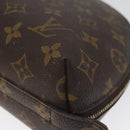 LOUIS VUITTON Monogram Trousse Demi Ronde Cosmetic Pouch M47520 LV Auth EC293-7