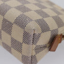 LOUIS VUITTON Damier Azur Pochette Cosmetic PM Pouch N60024 LV Auth EC298-16