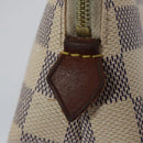 LOUIS VUITTON Damier Azur Pochette Cosmetic PM Pouch N60024 LV Auth EC298-9