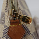 LOUIS VUITTON Damier Azur Pochette Cosmetic PM Pouch N60024 LV Auth EC298-17