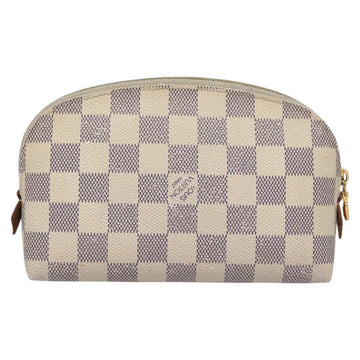 LOUIS VUITTON Damier Azur Pochette Cosmetic PM Pouch N60024 LV Auth EC298 - 0