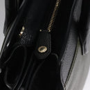 BVLGARI Aruba Hand Bag Leather 2way Green Auth EC308-10