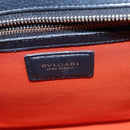 BVLGARI Aruba Hand Bag Leather 2way Green Auth EC308-19