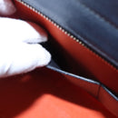 BVLGARI Aruba Hand Bag Leather 2way Green Auth EC308-24