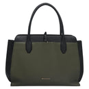 BVLGARI Aruba Hand Bag Leather 2way Green Auth EC308-2