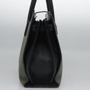 BVLGARI Aruba Hand Bag Leather 2way Green Auth EC308-4