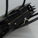 BVLGARI Aruba Hand Bag Leather 2way Green Auth EC308-6