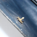 CELINE C Sulky Shoulder Bag Canvas Navy Auth EC321-10