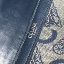 CELINE C Sulky Shoulder Bag Canvas Navy Auth EC321-19