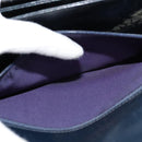 CELINE C Sulky Shoulder Bag Canvas Navy Auth EC321-23