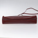 Salvatore Ferragamo Shoulder Bag Leather Red Gold Auth EC330-5