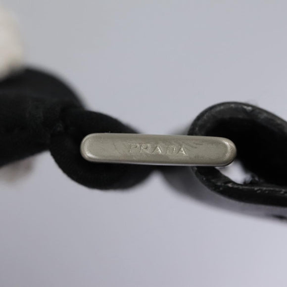 PRADA Shoulder Bag Nylon Black Auth EC354