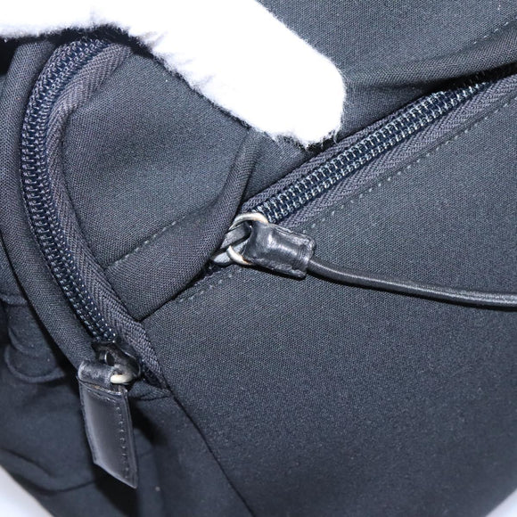 PRADA Shoulder Bag Nylon Black Auth EC354