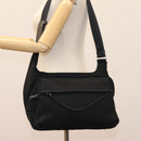 PRADA Shoulder Bag Nylon Black Auth EC354-30