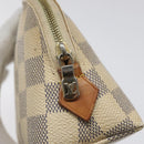 LOUIS VUITTON Damier Azur Pochette Cosmetic PM Pouch N60024 LV Auth EC362-8