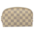 LOUIS VUITTON Damier Azur Pochette Cosmetic PM Pouch N60024 LV Auth EC362-13