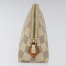 LOUIS VUITTON Damier Azur Pochette Cosmetic PM Pouch N60024 LV Auth EC362-4
