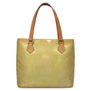 LOUIS VUITTON Monogram Vernis Houston Hand Bag Gris M91053 LV Auth EC363-2