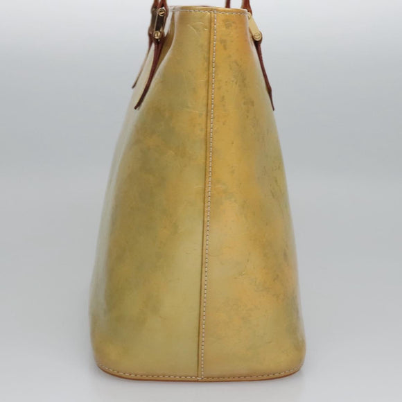 LOUIS VUITTON Monogram Vernis Houston Hand Bag Gris M91053 LV Auth EC363